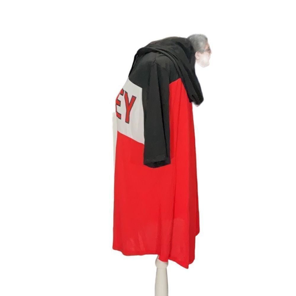 Disney Jerry Leigh Jrs Mickie Lightweight Hooded Short Sleeve Tunic Shirt Sz XXL - Picture 2 of 5